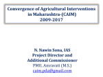 IFAD-SRTT-GOM SUPPORTED Convergence of Agricultural
