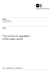 The economic regulation of the water sector