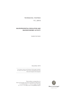 Macroprudential Regulation and Macroeconomic Activity