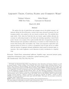 Liquidity Traps, Capital Flows and Currency Wars