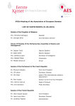 List of participants