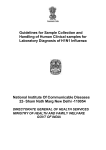 Guidelines for Sample Collection and Handling of