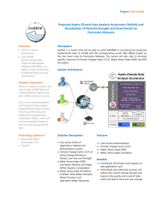 Project Case Study Projected Hydro