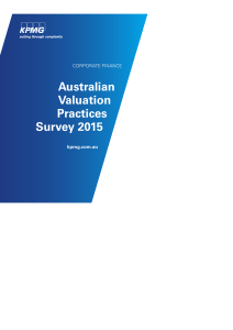 Australian Valuation Practices Survey 2015