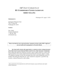 IMF Staff Comments on EU Commission Consultation on Short Selling