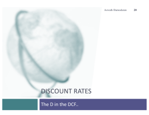 discount rates