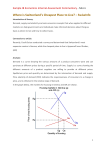 Sample IB Economics Internal Assessment Commentary