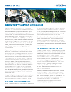 intergraph® vegetation management