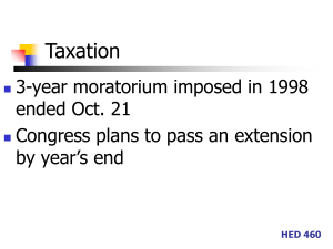 Taxation - Michigan State University