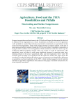 Agriculture, Food and the TTIP: Possibilities and Pitfalls