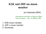 K2K and JHF-nu muon monitors