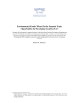 Environmental Goods: Where Do the Dynamic Trade Opportunities