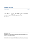 The Effect of Article 10bis of the Paris Convention on American