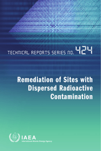 Remediation of Sites with Dispersed Radioactive Contamination