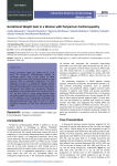 Gestational Weight Gain in a Woman with Peripartum