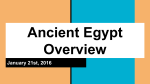Ancient Egypt Overview