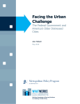 Facing the Urban Challenge: The Federal Government and