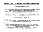 Design and Technology National Curriculum