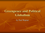 Greenpeace and Political Globalism