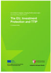 TITLE OF RESEARCH PAPER The EU, Investment Protection and