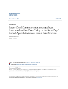 Parent-Child Communication among African American