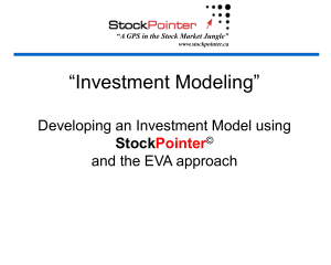 Investment Modeling with StockPointer