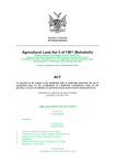 Agricultural Land Act 5 of 1981