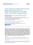 Surface Mixed Layer Profile of Physical and Biogeochemical