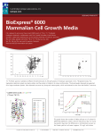 BioExpress® 6000 Mammalian Cell Growth Media