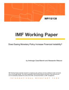 Does Easing Monetary Policy Increase Financial Instability?