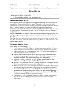 Factors Affecting Rigor