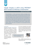 Sample Integrity in qPCR: Using PIPETMAX® qPCR