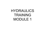 hydraulics training module 1