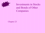 Investments in Stocks and Bonds of Other Companies