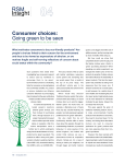 Consumer choices: Going green to be seen