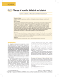 Therapy of myositis: biological and physical