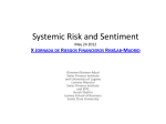 Systemic Risk and Sentiment