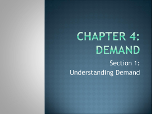 Chapter 4: Demand