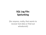 SQL Log File: Spelunking