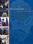 a decade of achievement denver police department 2000–2010
