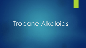 Tropane Alkaloids