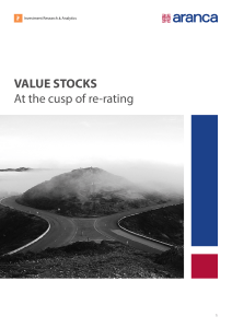 VALUE STOCKS At the cusp of re-rating