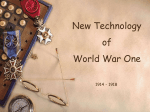 technology of wwi power point