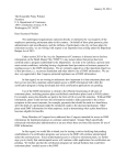Letter to Department of Commerce Regarding Continuous Death