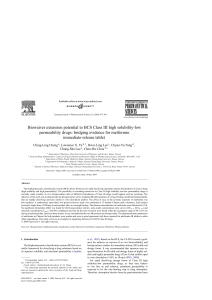 Biowaiver extension potential to BCS Class III high solubility