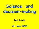 Science and decision-making