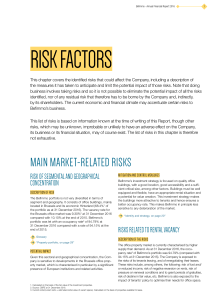 main market-related risks