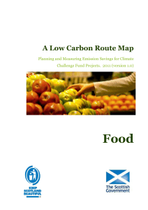 A Low Carbon Route Map - Keep Scotland Beautiful