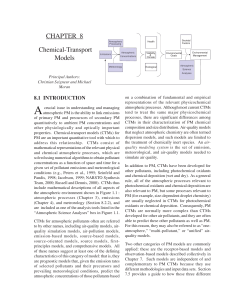 CHAPTER 8 Chemical-Transport Models