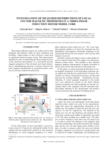 investigation of measured distributions of local vector magnetic